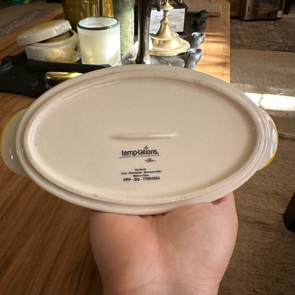 Temptations Pumpkin Butter Dish with Lid - Picture 6 of 7